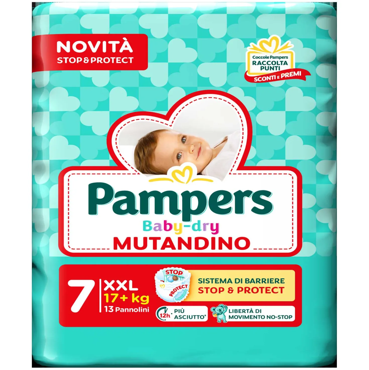 Baby Dry Mutandino XXL Taglia 7 (13 pz)