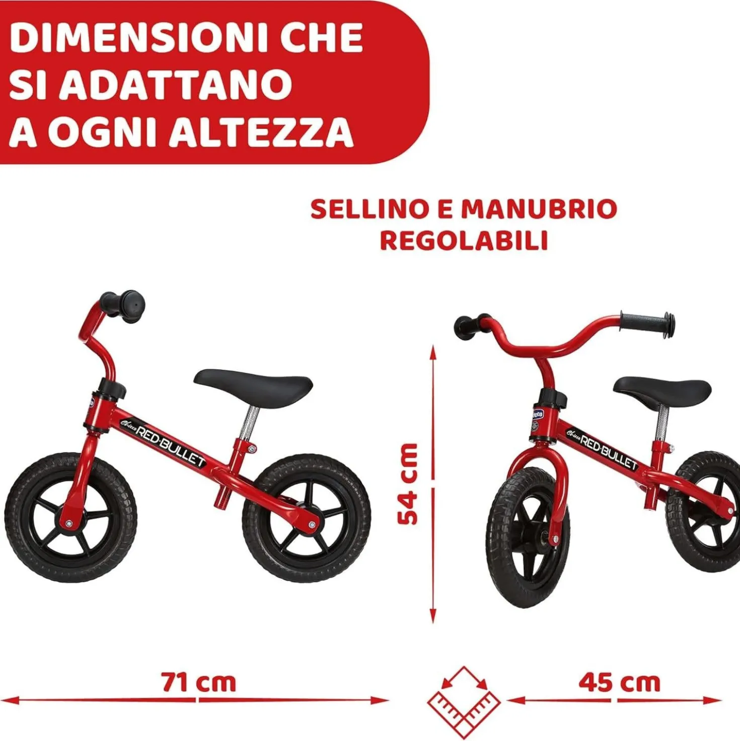 Bicicletta senza pedali Balance Bike