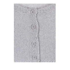 Bolero in Tricot color Argento Bambina Junior