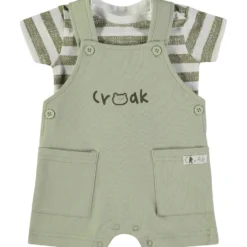 Completo Con Bretelle Kaki 160058