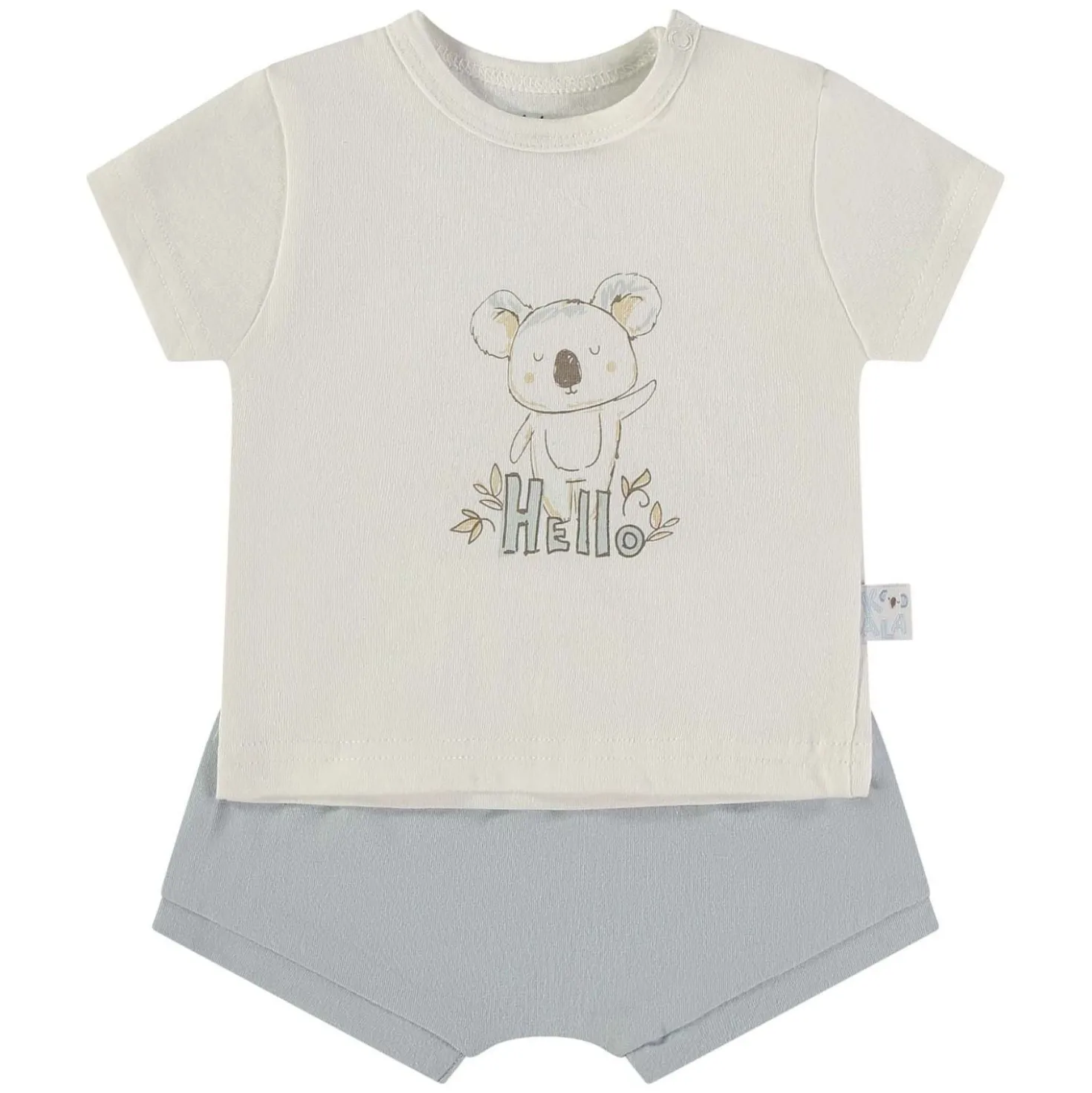 Completo 2 Pezzi Maglietta + Pantaloncino Celeste 160436