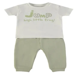 Completo 2 Pezzi Maglietta + Pantaloni Lunghi Kaki 160064