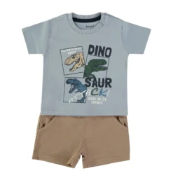 Completo 2 Pezzi T Shirt e Pantaloncino Dinosaur 162010