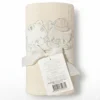 Coperta Jersey Letto Ricamata Arrotolata