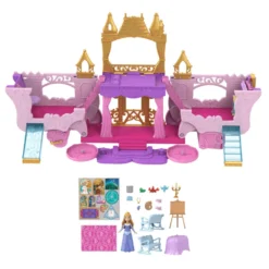 Disney Princess Playset 2in1: Castello Con Carrozza HWX17
