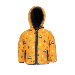 Giubbotto Fantasia Arancione Baby Bambino