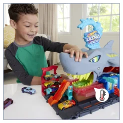 Hot Wheels City Autolavaggio Mega Squalo HTN82