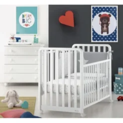 Lettino Glam 9 In 1 + Materasso + Completo Piumone Glam