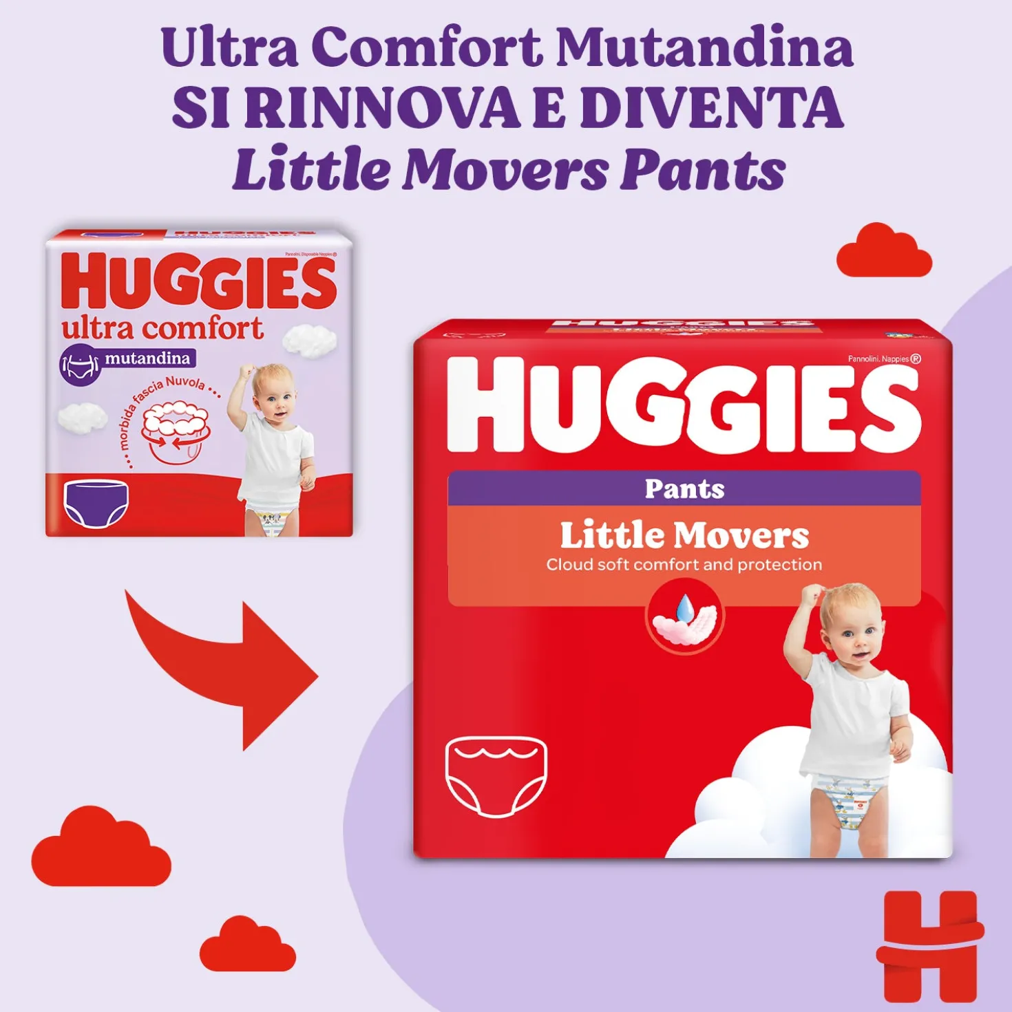 Little Movers Mutandine taglia 4 (36 pezzi)