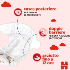 Little Movers Pannolini taglia 4 50 pezzi