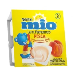 Merenda Latte Fermentato Pesca: Confezione 4x100 gr