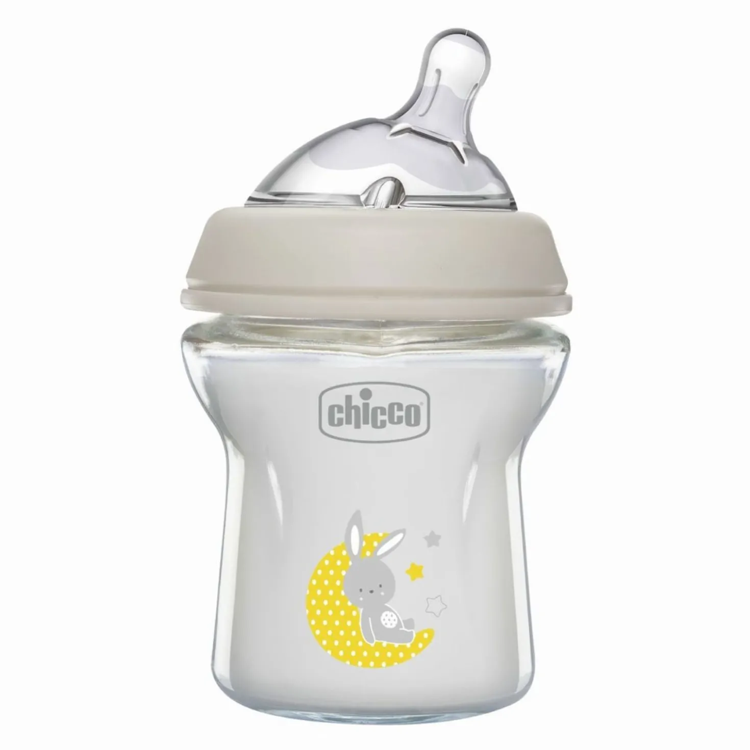 NaturalFeeling Biberon Vetro Chicco 0M+ 150ML Flusso Lento