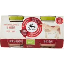 Omogeneizzato Biologico Carne: Confezione 2x80 gr