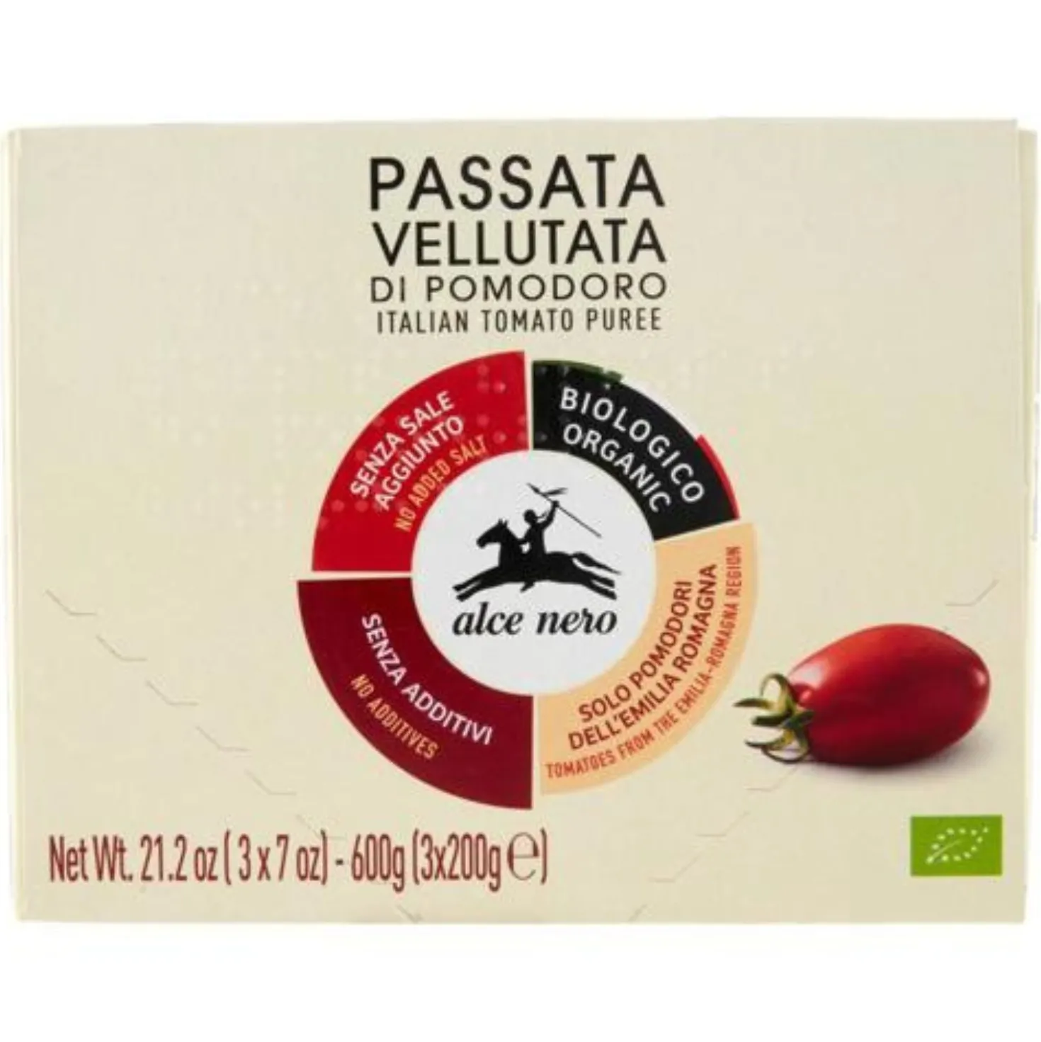 Passata Vellutata in Brick Biologica 3x200gr