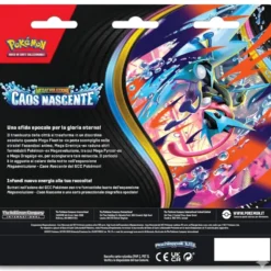 Pokemon Blister 3 Bustine + 1 Card Caos Nascente