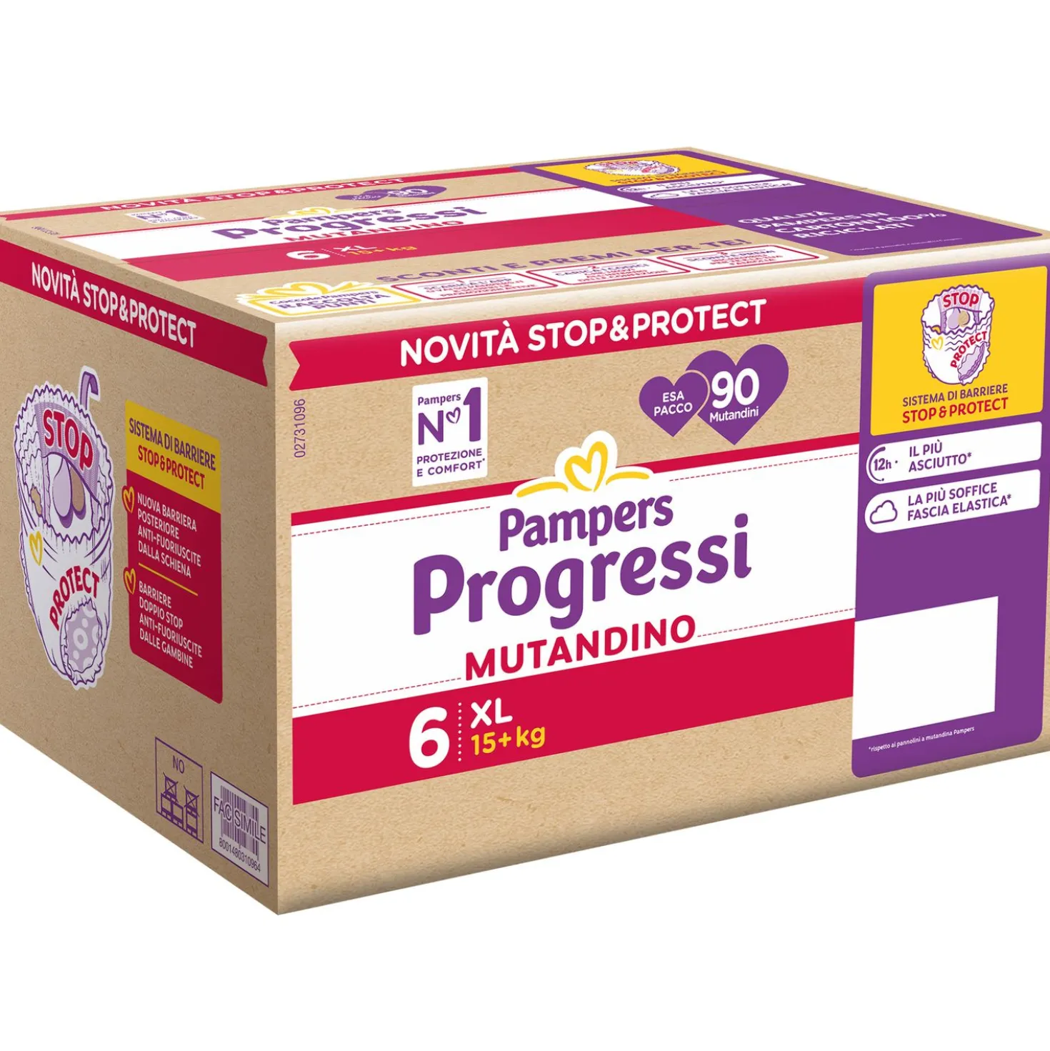 progressi Progressi Mutandini ESA XL Taglia 6 x 90