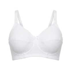 Reggiseno Allattamento Cotone Coppa D Bianco
