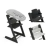 Sedia Tripp Trapp in Rovere + Baby Set² + Newborn Set + Cuscino