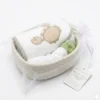 Set 4 Pz Cesta + Accappatoio + Manopola + Granchio