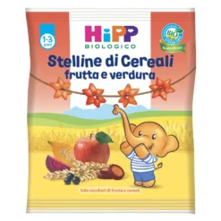 Snack Stelline Cereali Alla Frutta E Alla Verdura: Confezione 30 gr
