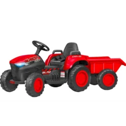Trattore Elettrico Batteria LiIon Con Rimorchio