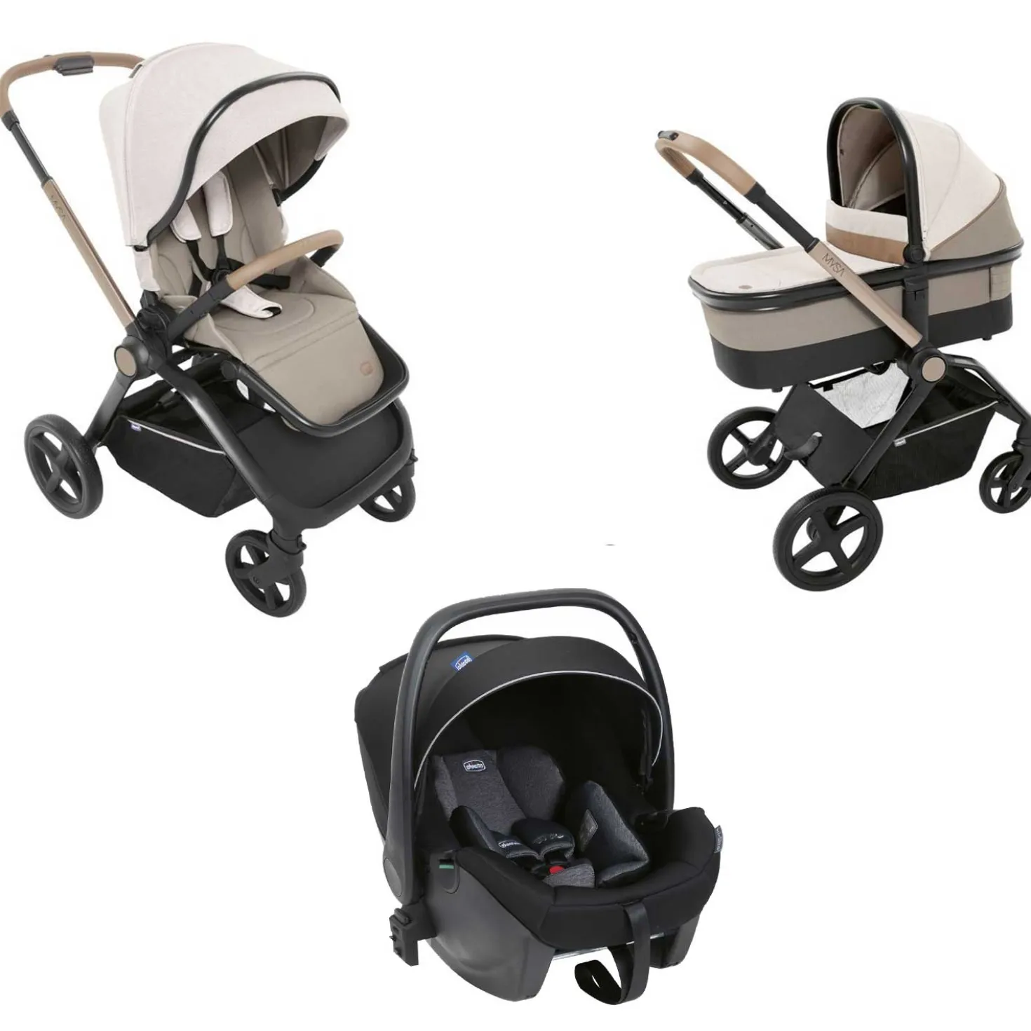Trio Mysa Con Seggiolino Auto Kory Air Plus
