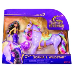 Unicorn Academy Premium Fashion Doll Sophia Wildstar con luci, Suoni e Musica