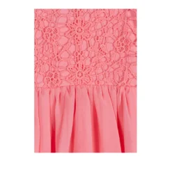 Vestito Elegante Rosa Corallo Bambina Junior