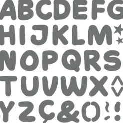 Vinili Adesivi Decorativi Alfabeto Formato XL